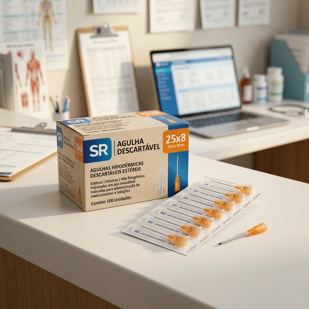 Agulha Descartável 25x8