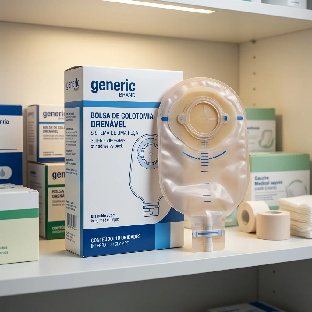 Bolsa Drenável para Colostomia