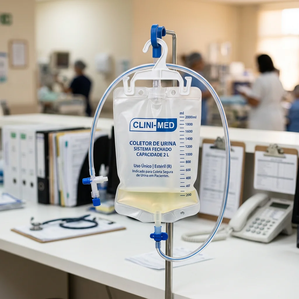 Coletor de Urina Sistema Fechado 2 l