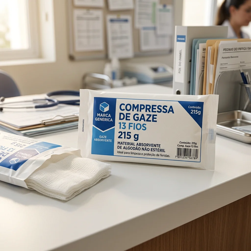 Compressa de Gaze 13 Fios 215 g