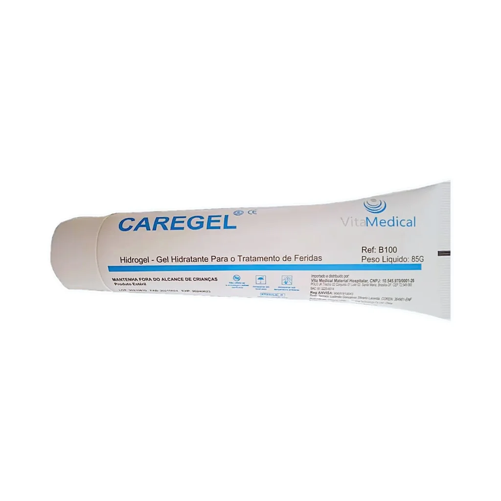 Curativo Hidrogel Caregel 85 g - Material Hospitalar | Multimedical Salvador