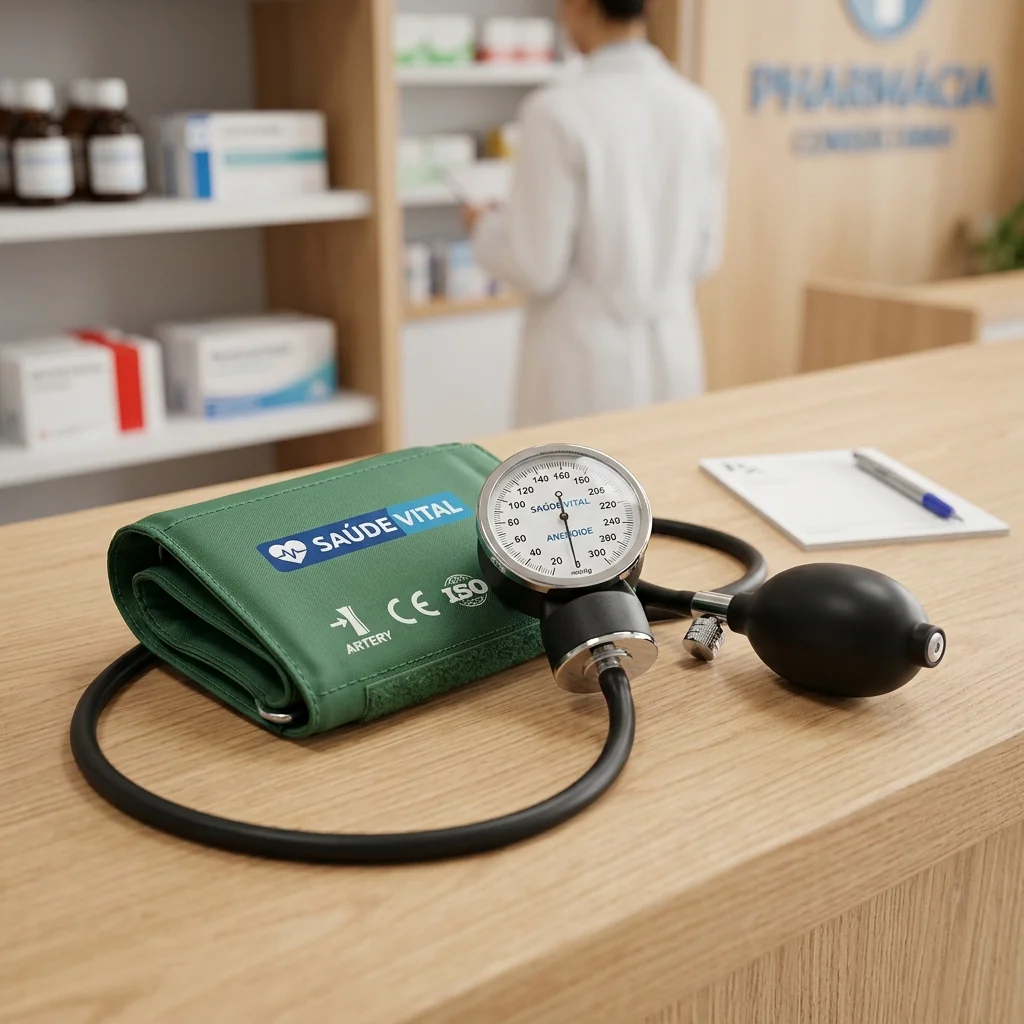 Esfigmomanômetro Nylon Verde c/ Velcro