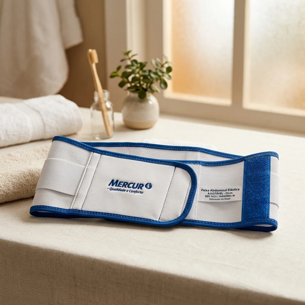Faixa Abdominal Elástica Ajustável 25cm