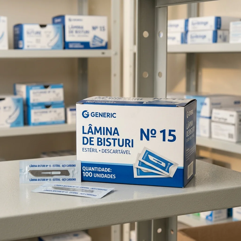 Lâmina de Bisturi N15 c/100