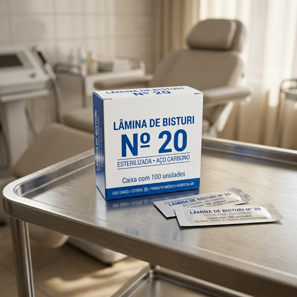 Lâmina de Bisturi N20 c/100