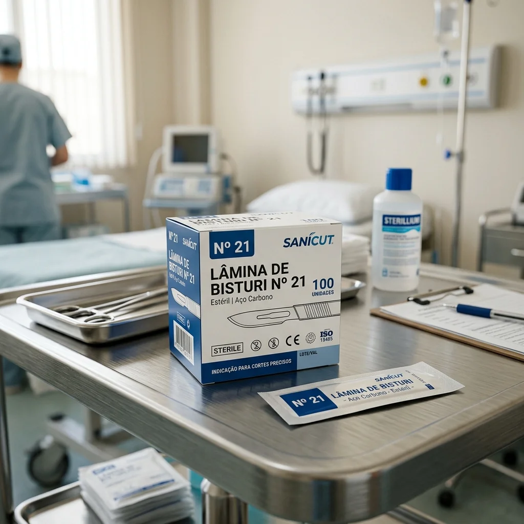 Lâmina de Bisturi N21 c/100