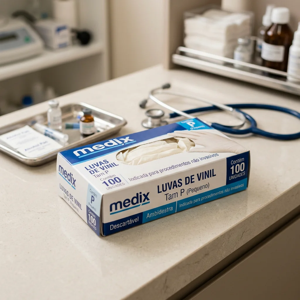 Luvas de Vinil Tam P