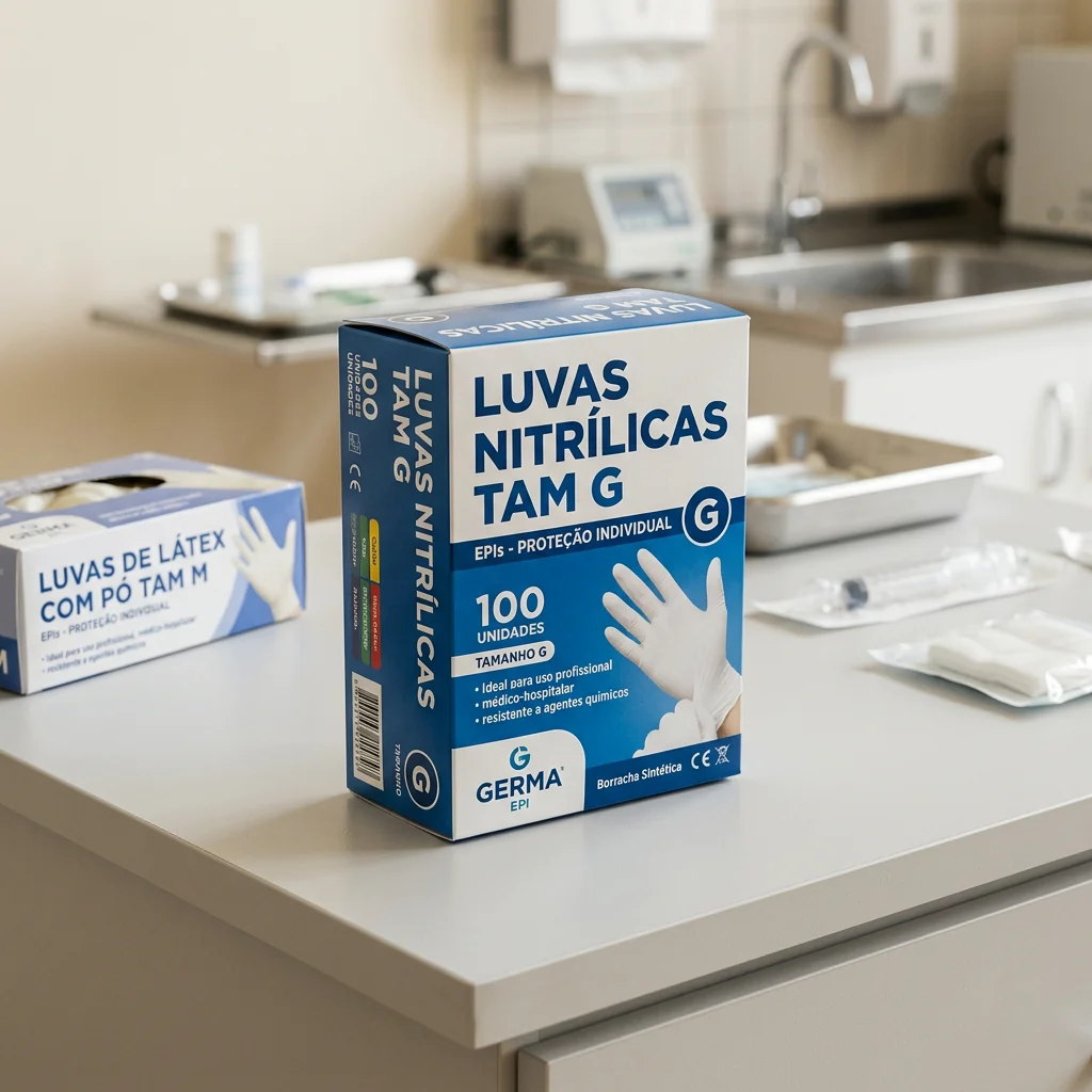 Luvas Nitrílicas Tam G