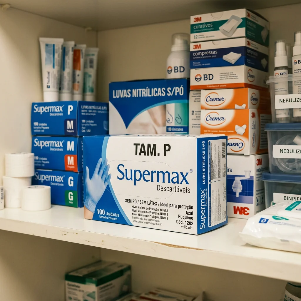 Luvas Nitrílicas Tam P