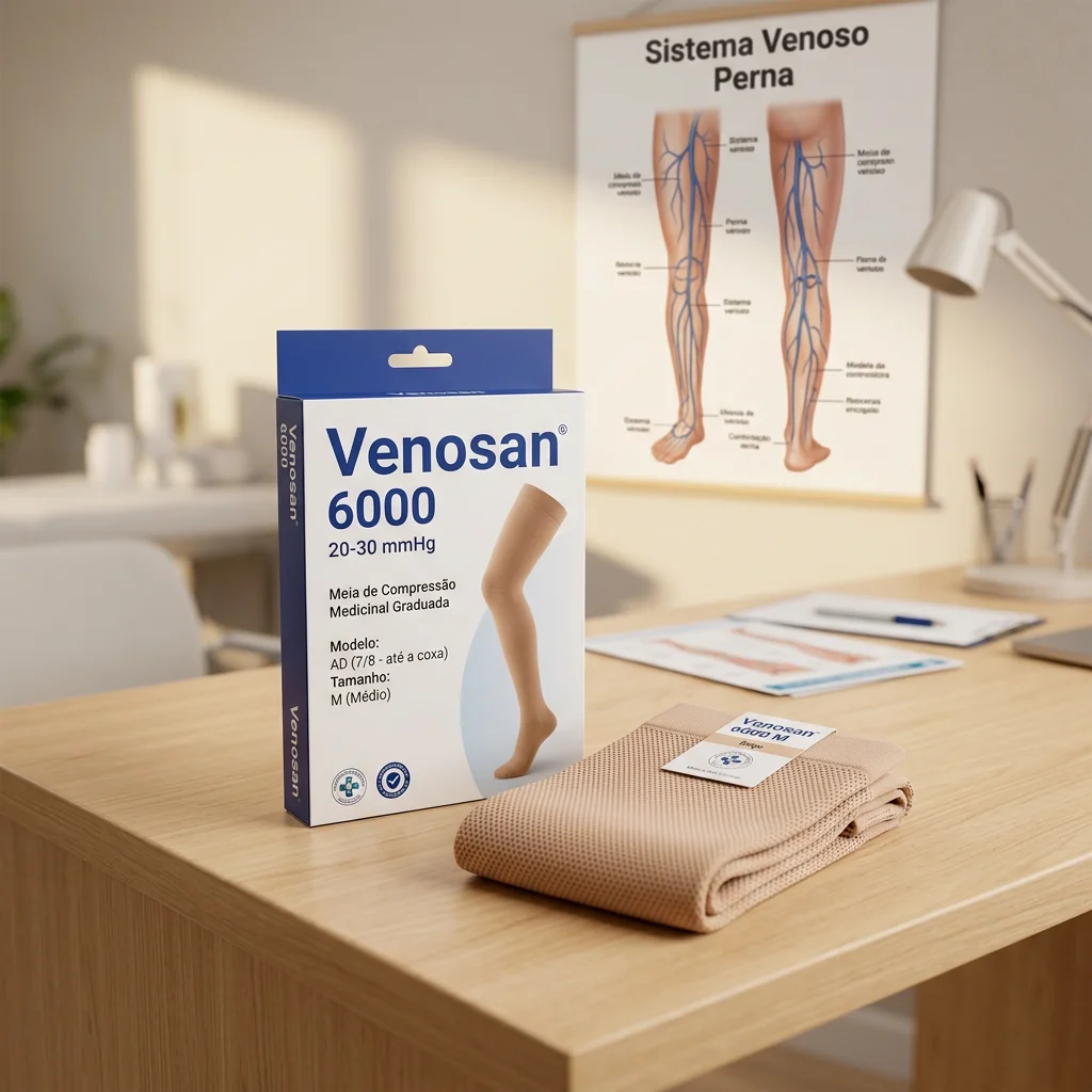 Meia de Compressão Venosan 6000 20-30 mmHg AD Tam M