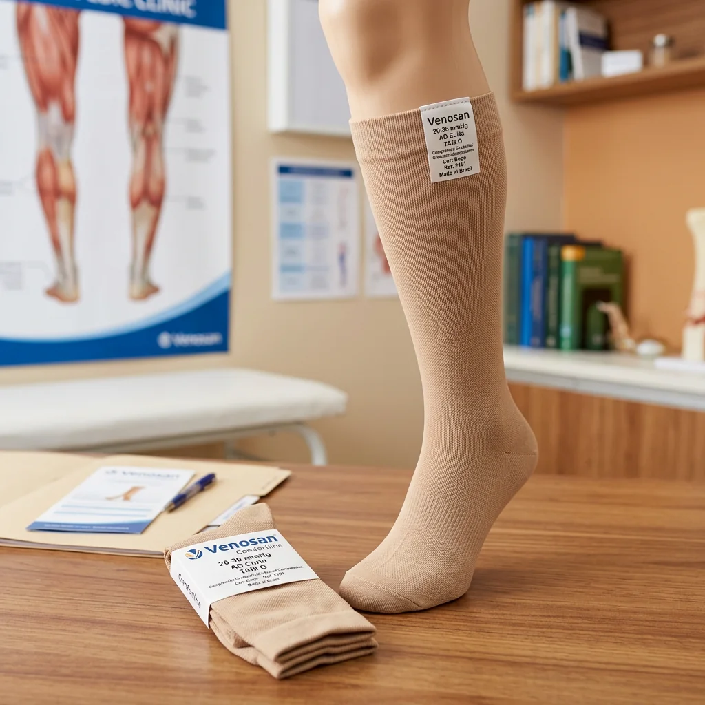 Meia de Compressão Venosan Comfortline 20-30 mmHg AD Curta Tam G
