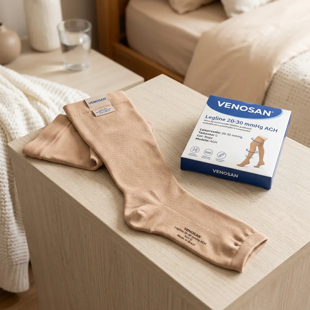 Meia de Compressão Venosan Legline 20-30 mmHg AGH Tam G