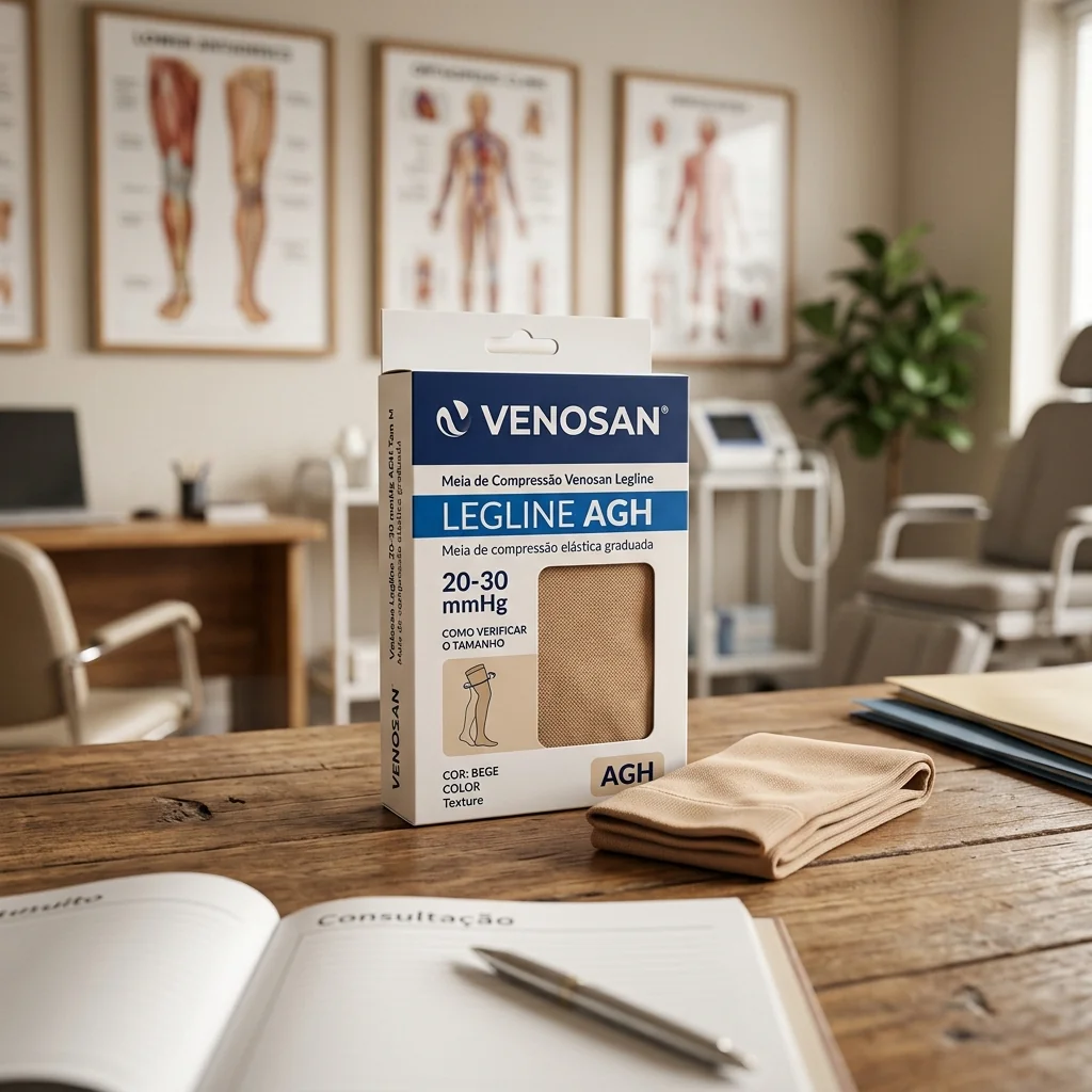 Meia de Compressão Venosan Legline 20-30 mmHg AGH Tam M