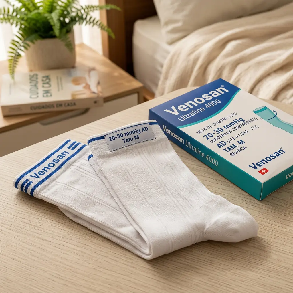 Meia de Compressão Venosan Ultraline 4000 20-30 mmHg AD Tam M
