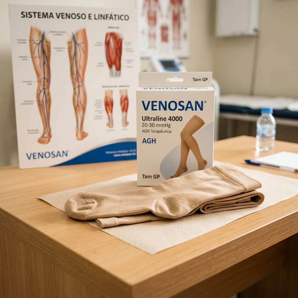 Meia de Compressão Venosan Ultraline 4000 20-30 mmHg AGH Tam GP