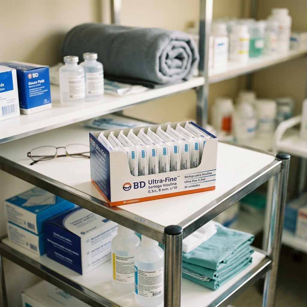 Seringa Insulina 0,3 cc 8 mm U-Fine c/10